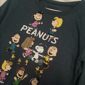 Peanuts Long Sleeve Crew Neck Sweater